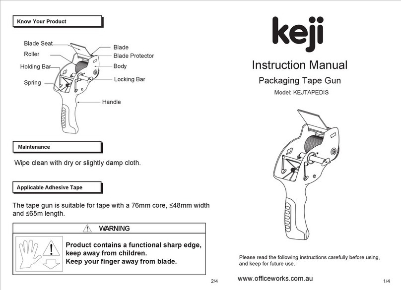 Keji KEJTAPEDIS instruction manual