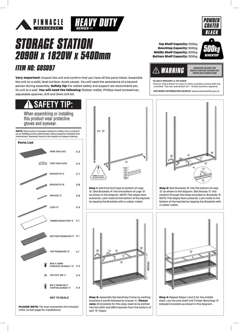 Pinnacle Heavy Duty Series User manual