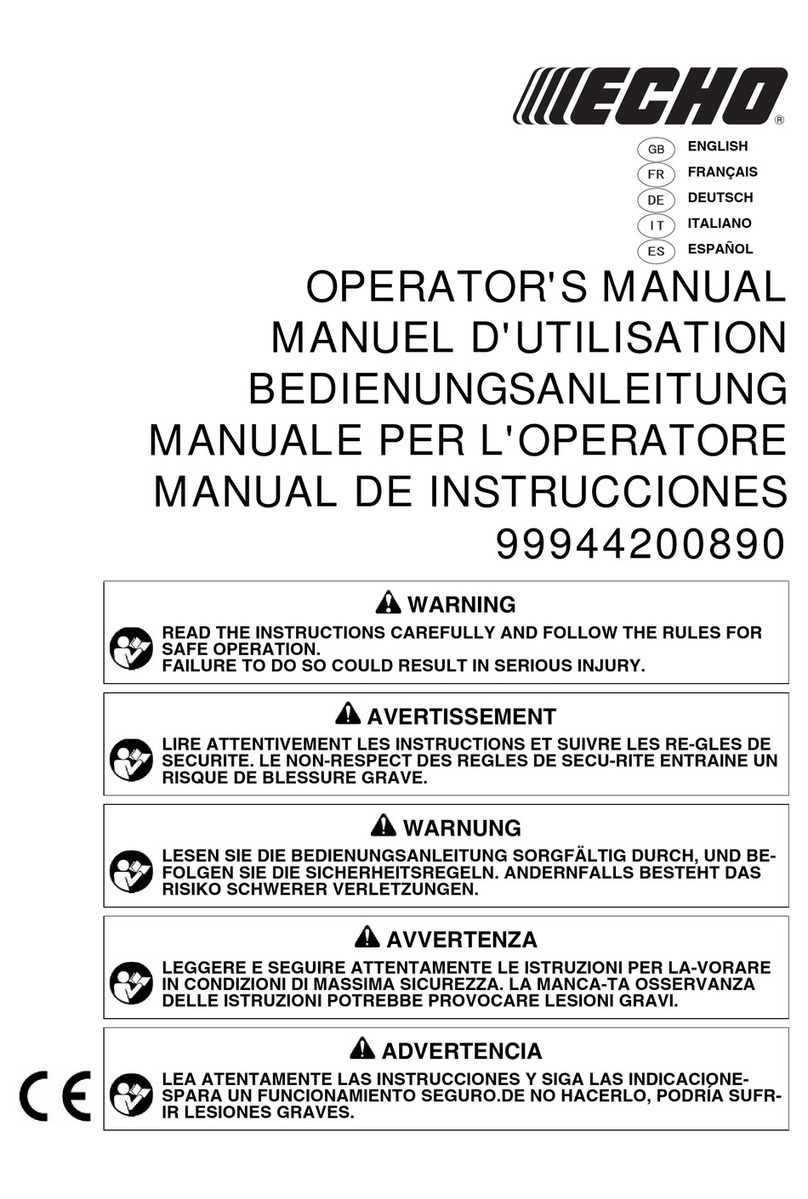 Echo 99944200890 User manual
