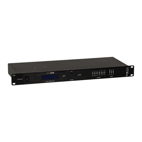 involight DMXAC8 user manual