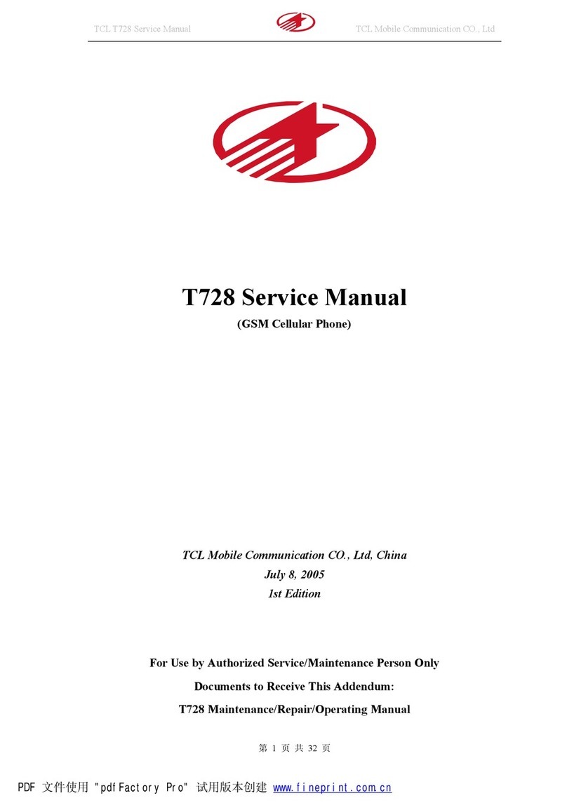 TCL T728 User manual