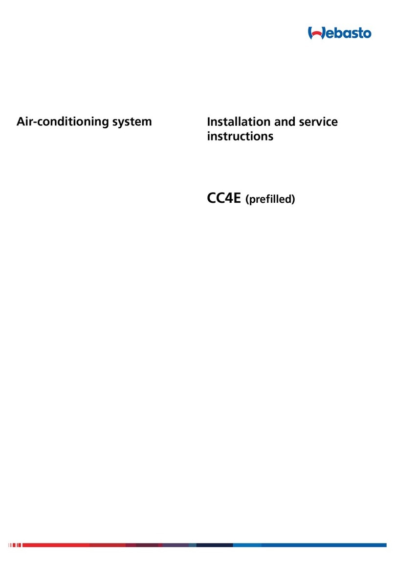 Webasto CC4E Installation and service instructions