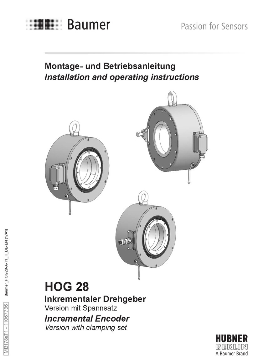 Baumer HOG 28 User manual