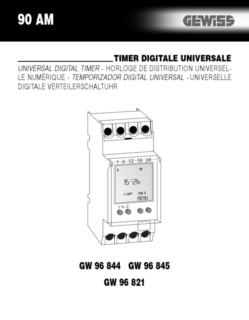Gewiss 90 AM Series manual