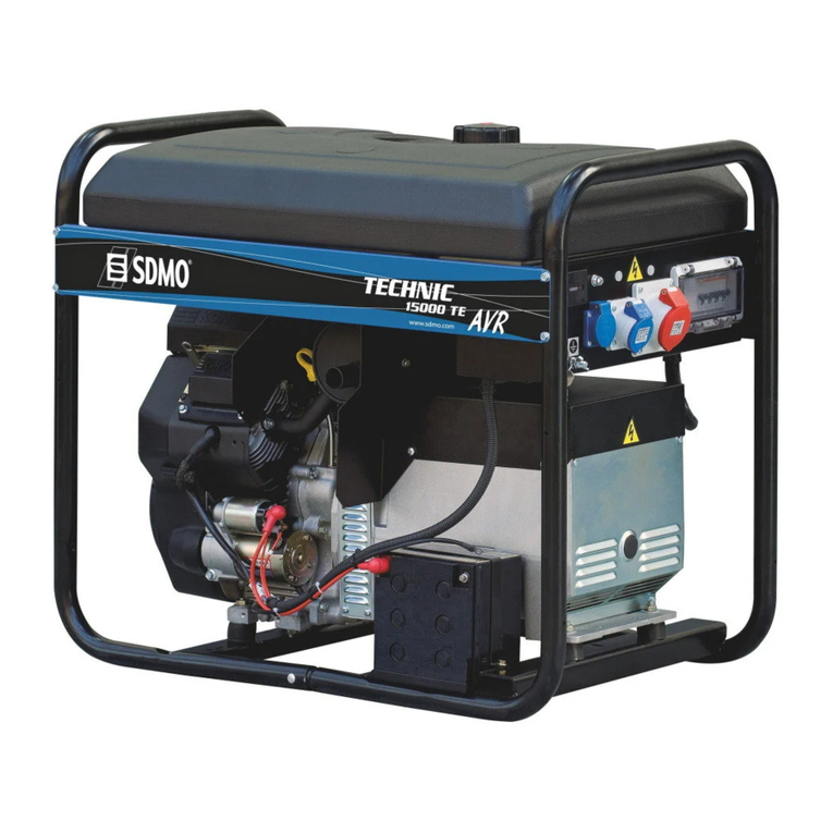 SDMO TECHNIC 15000 TE Instructions for use