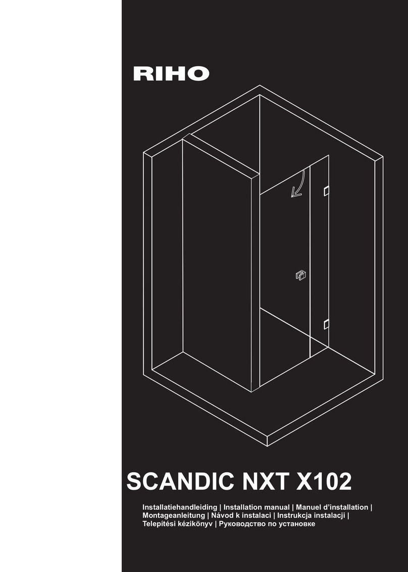 RIHO SCANDIC NXT X102 installation manual