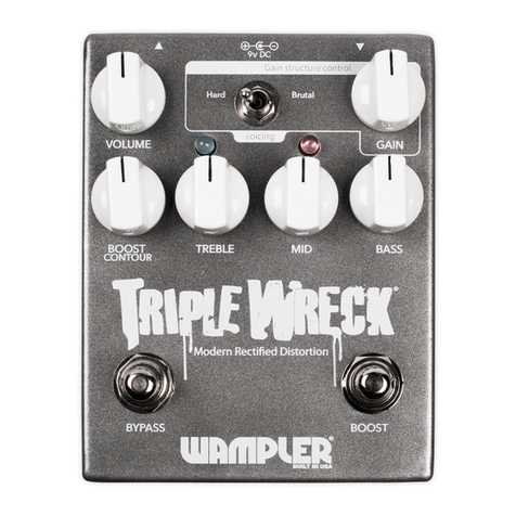 Wampler Triple Wreck User manual