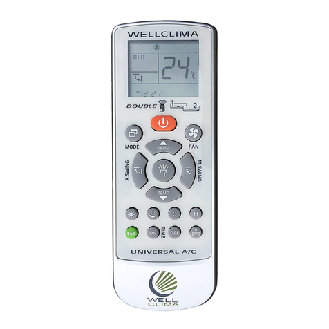 Wellclima DOUBLE User manual