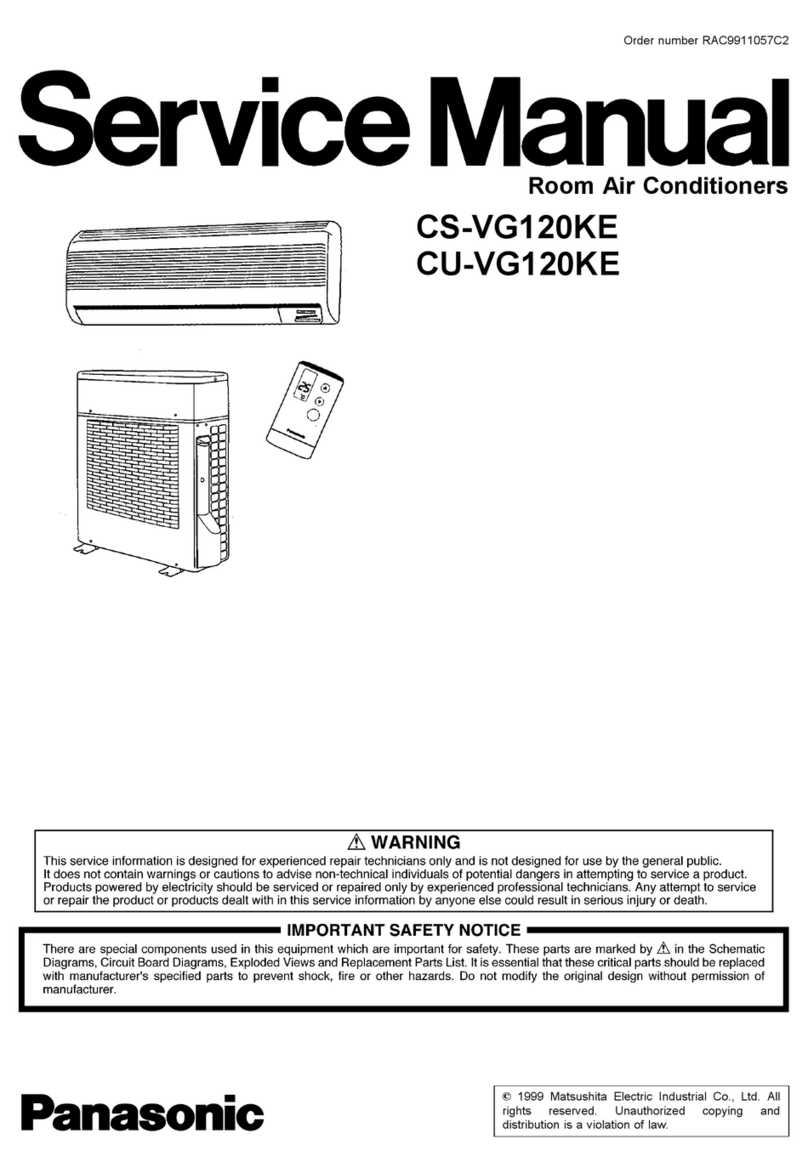 Panasonic CS-VG120KE User manual