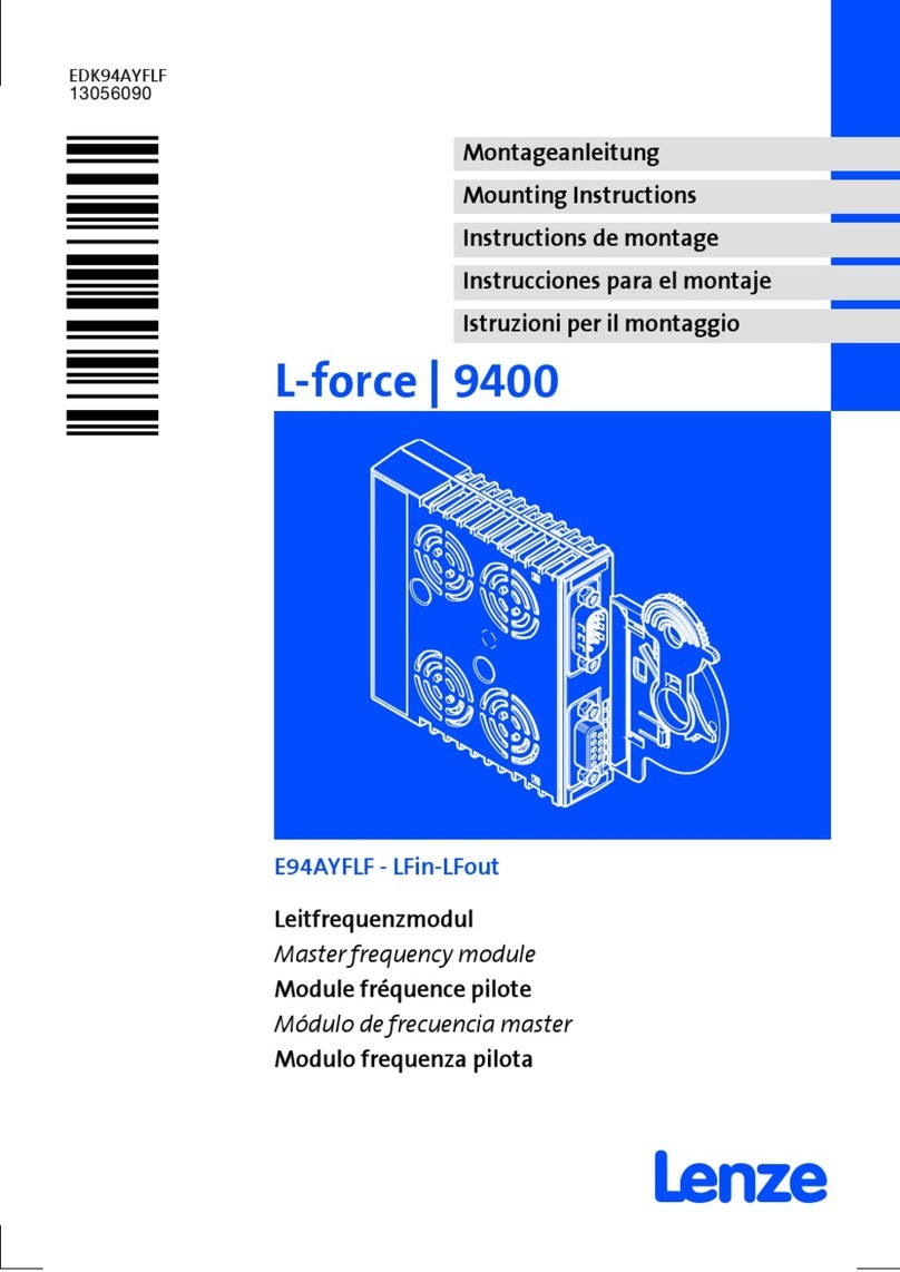 Lenze E94AYFLF User manual