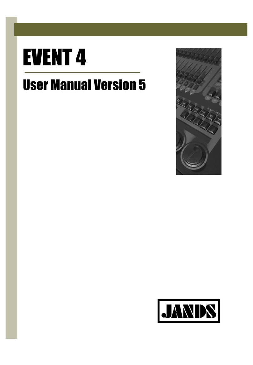 Jands Event 4 User manual