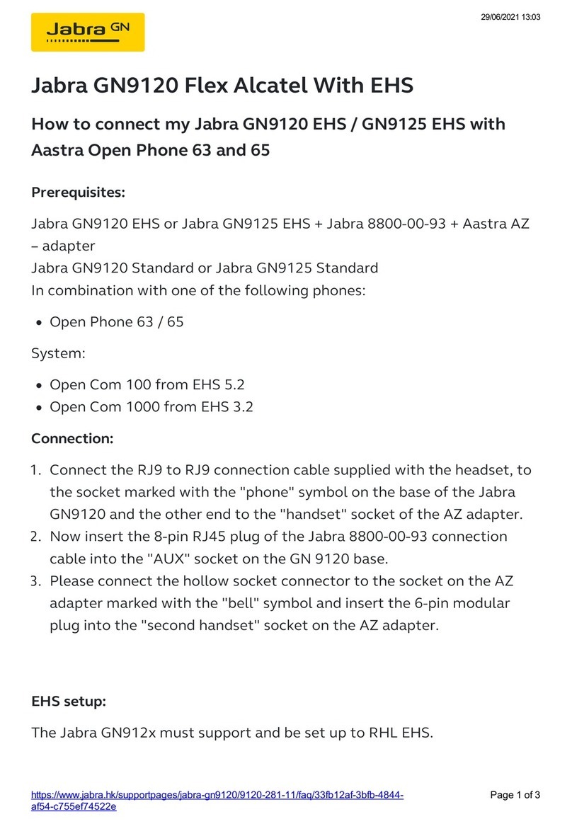 Jabra GN9120 Flex quick start guide
