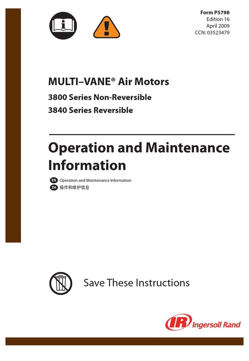 Ingersoll-Rand MULTI-VANE 3800 Series Setup guide