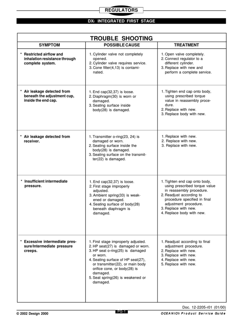Oceanic DX1 Product Service Guide