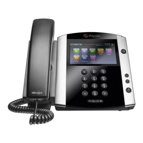 Polycom Polycom VVX 600 User manual Polycom Polycom VVX 600 User manual