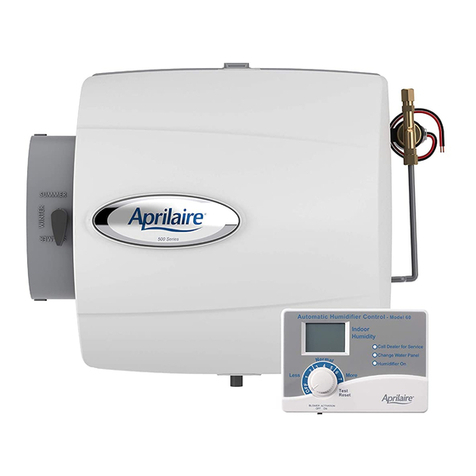 Aprilaire 500 Maintenance instructions