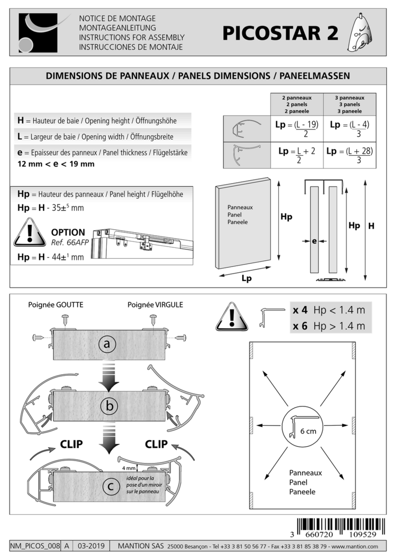 Mantion PICOSTAR 2 Instructions for assembly