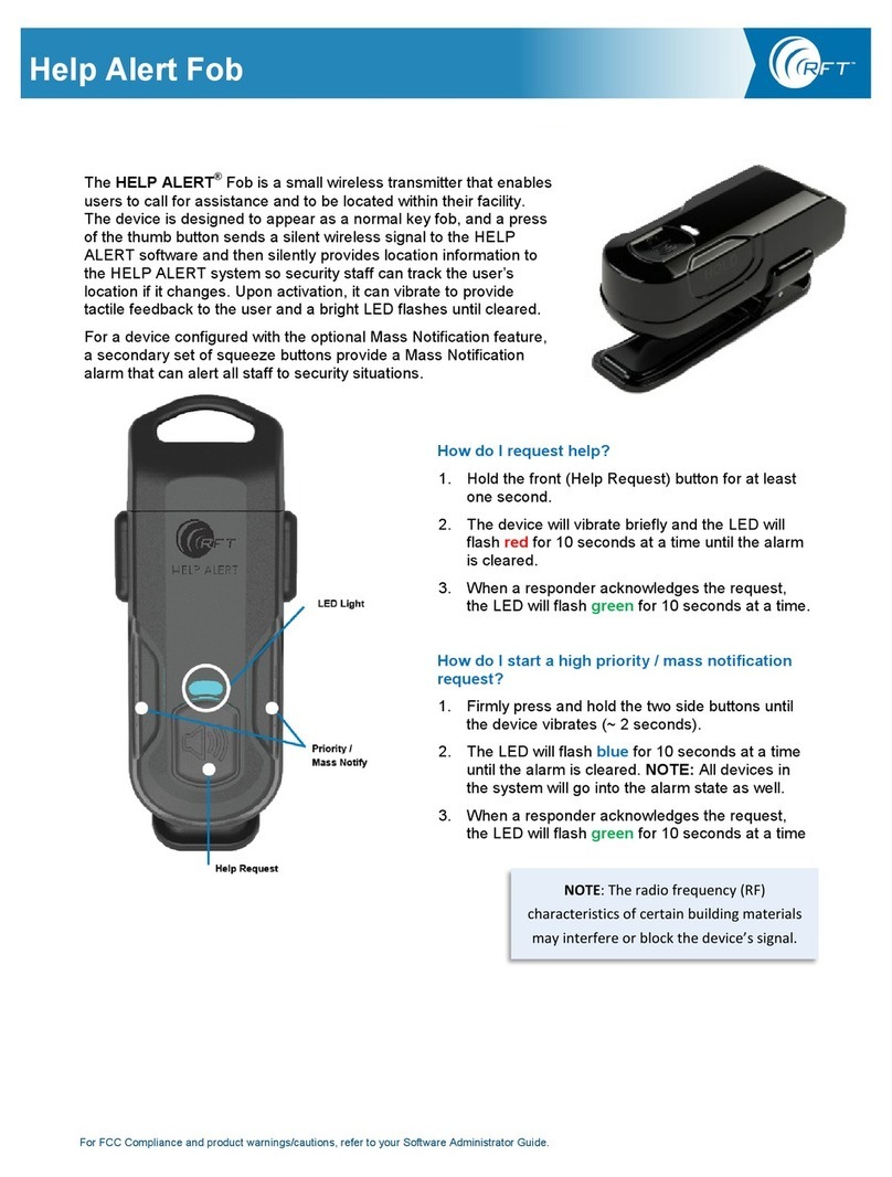 Rf-t Help Alert User manual