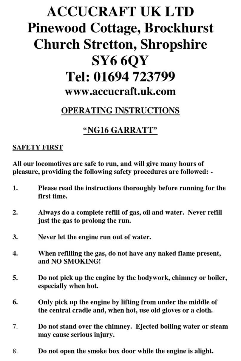 Accucraft NG16 GARRATT User manual