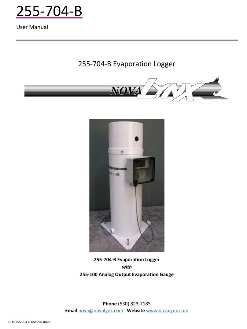 Novalynx 255-704-B User manual
