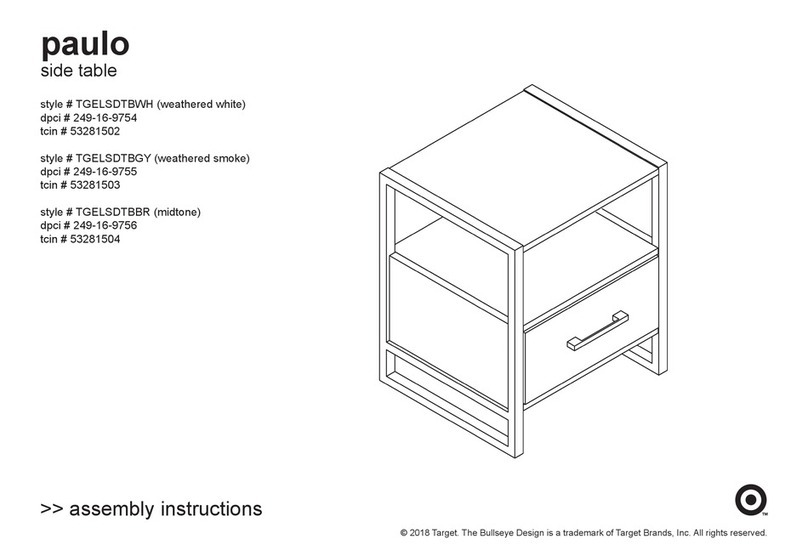 Target Paulo TGELSDTBWH Assembly instructions