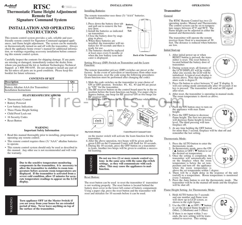 Ambient Technologies RTSC User manual