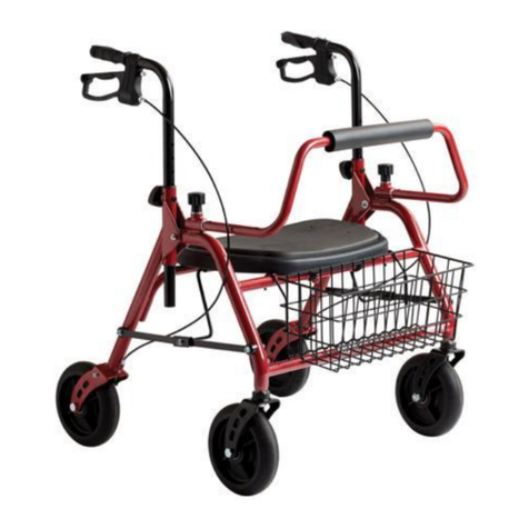 Cobi Rehab Rollator King user manual