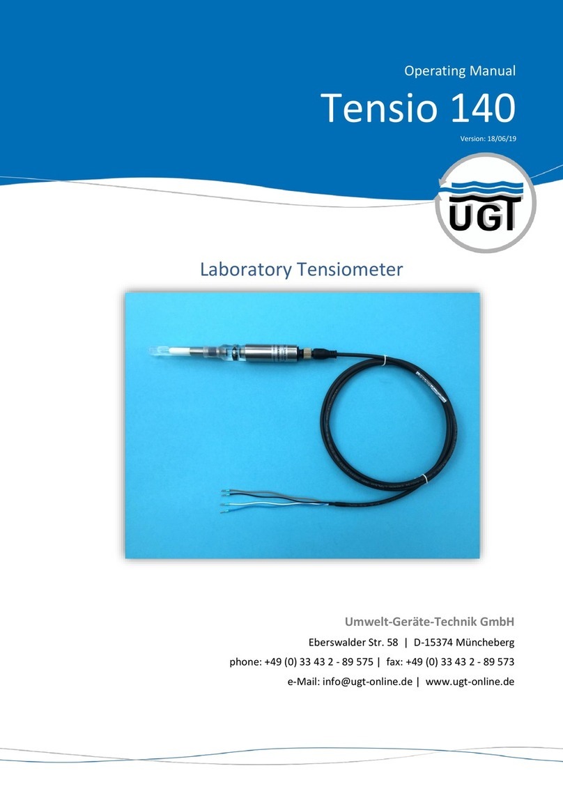 UGT Tensio 140 operating manual