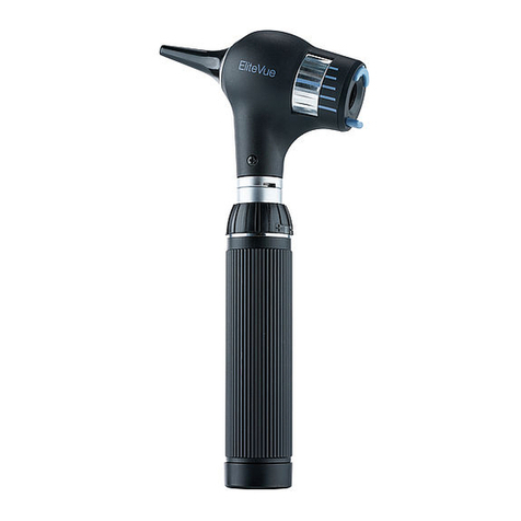 Riester EliteVue Otoscope XL 2.5 V 2.5 V instructions