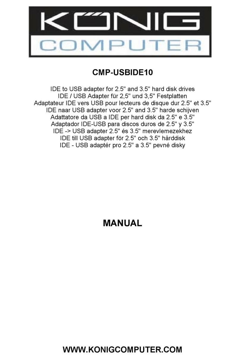 Konig CMP-USBIDE10 manual