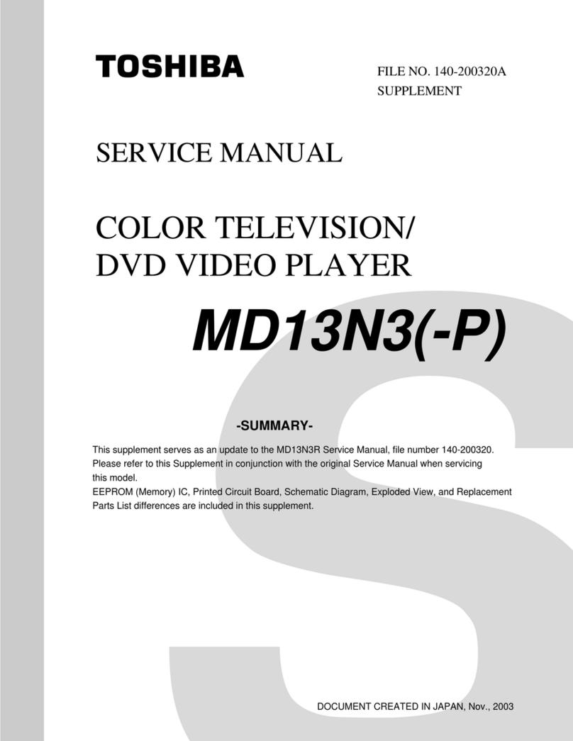 Toshiba MD13N3 User manual