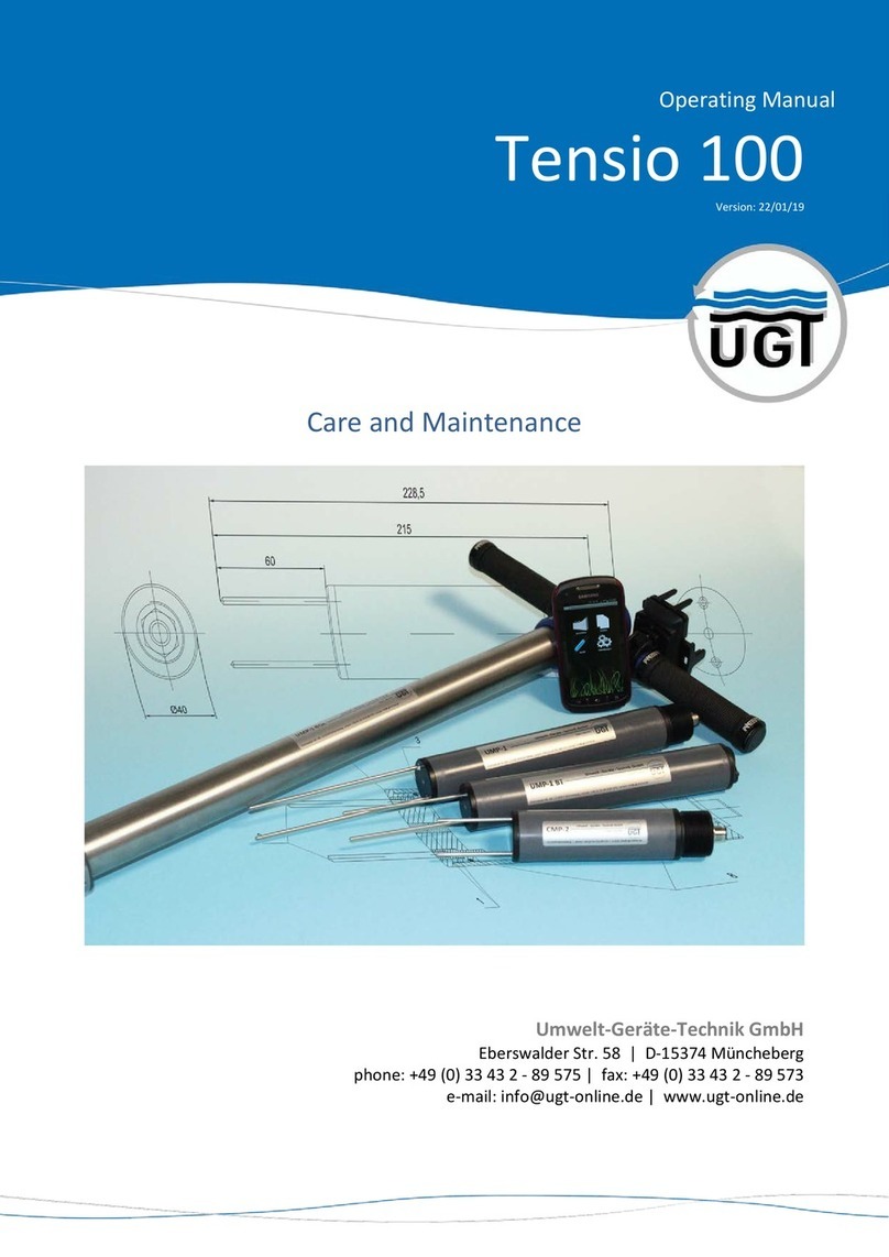 UGT Tensio 100 operating manual