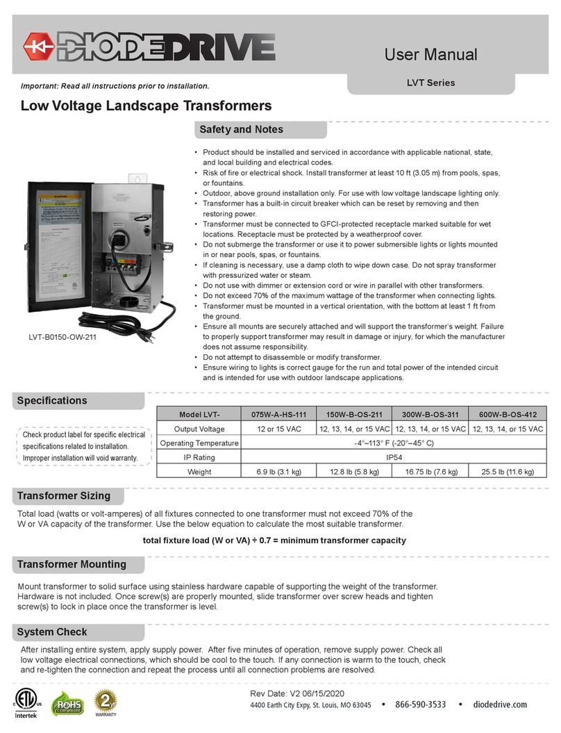 DiodeDrive LVT Series user manual
