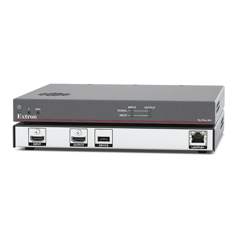 Extron electronics TLI Pro 201 User manual