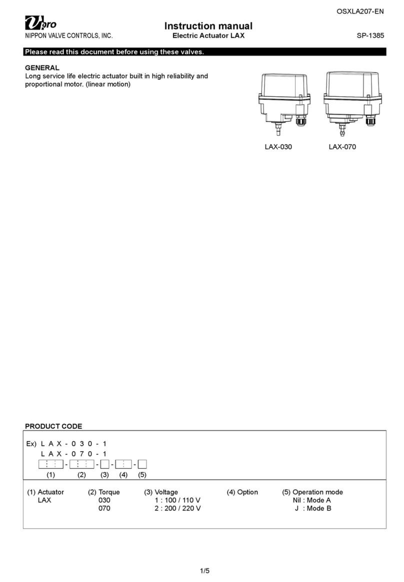 VPro LAX Series instruction manual