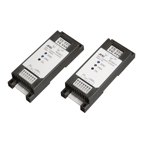 A&D AD-4541-V User manual