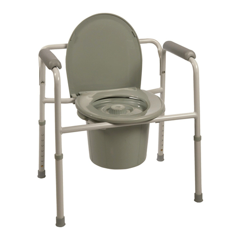 Probasics Three-in-One Commode quick start guide Probasics Three-in-One Commode quick start guide