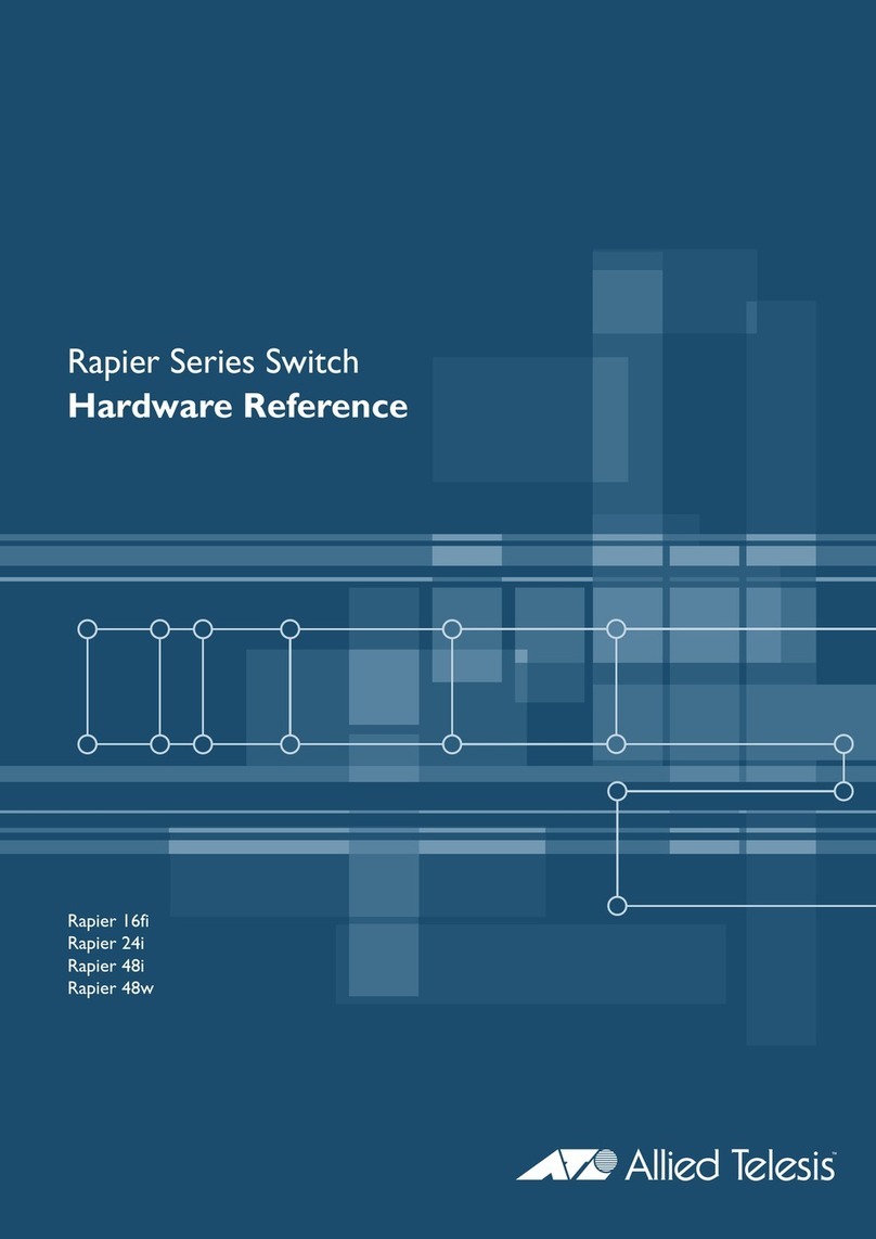 Allied Telesis Rapier Series Hardware reference