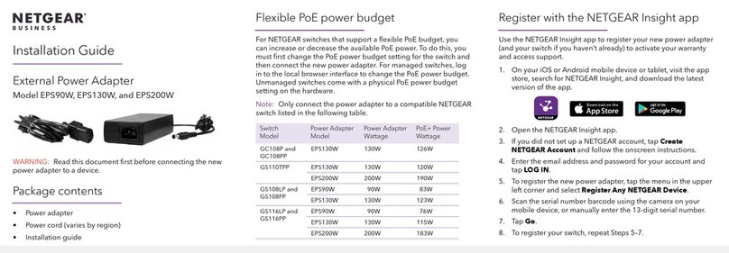 NETGEAR EPS90W User manual NETGEAR EPS90W User manual