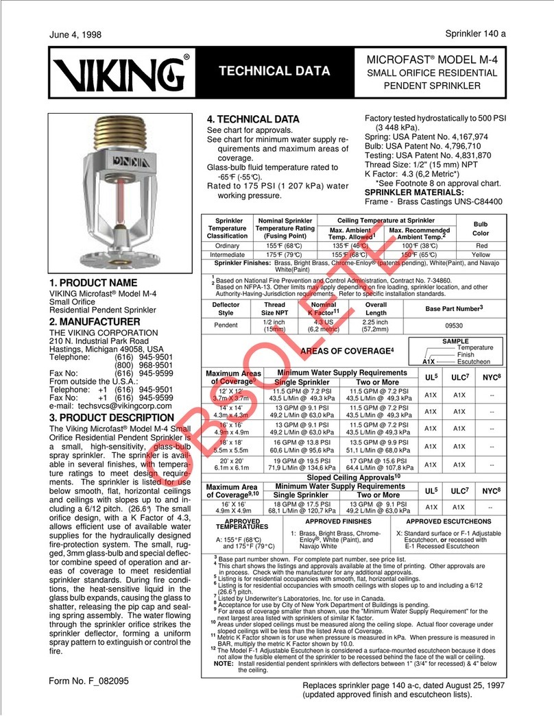 Viking MICROFAST M-4 Instruction manual