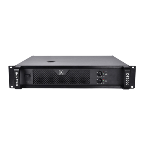 Beta Three DT Series user manual