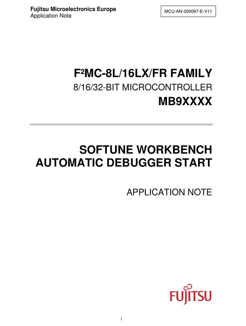 Fujitsu F2MC-8L Series Installation and operating instructions