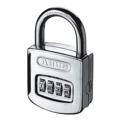 Abus Resettable 160 Series User manual