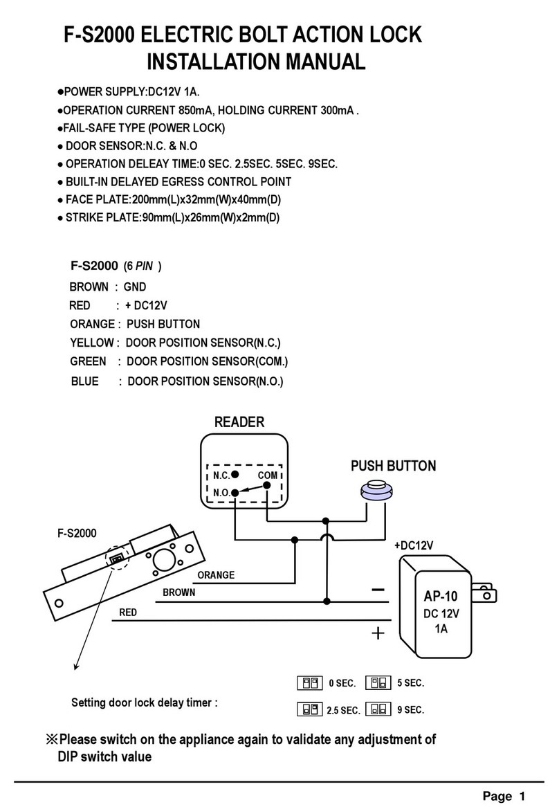 FORTEZA F-S2000 installation manual