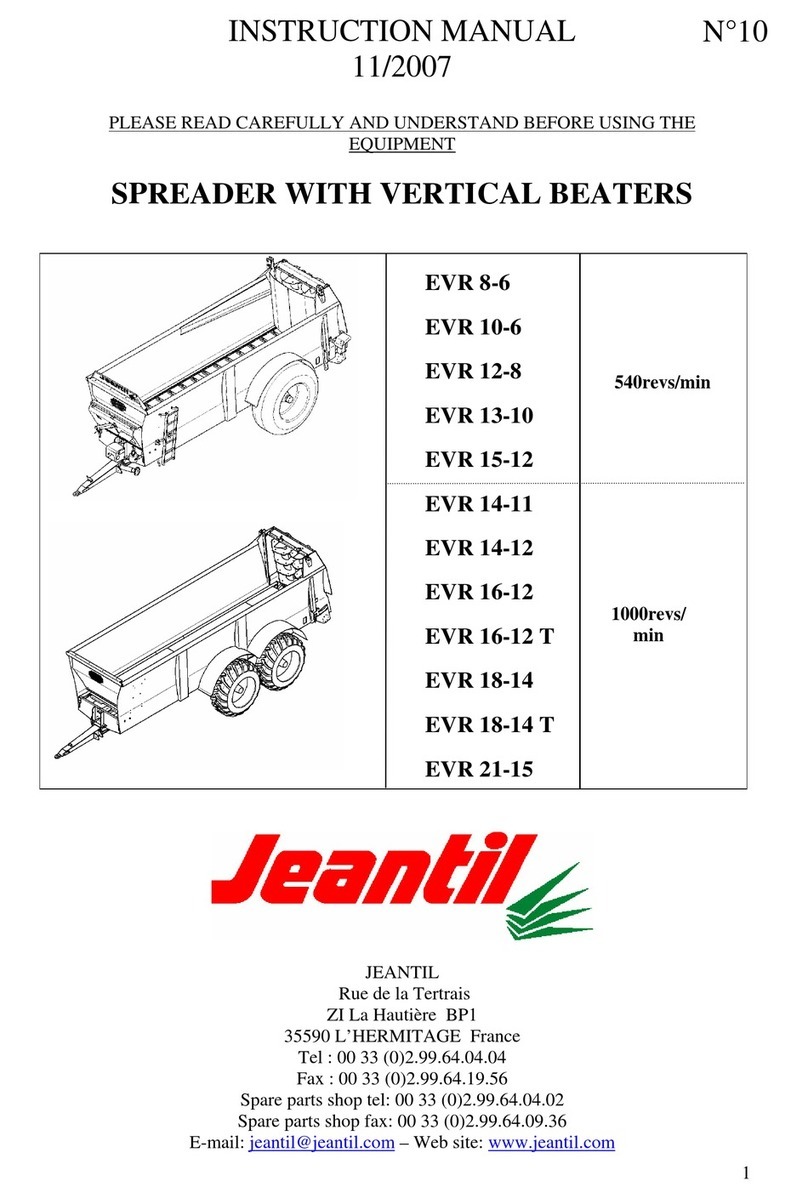 JEANTIL EVR 8-6 User manual