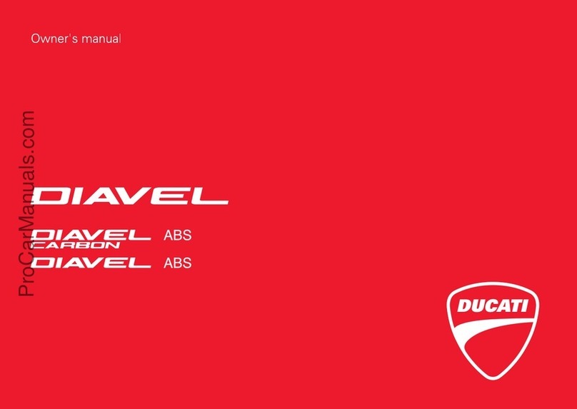 Ducati Diavel ABS 2012 User manual Ducati Diavel ABS 2012 User manual