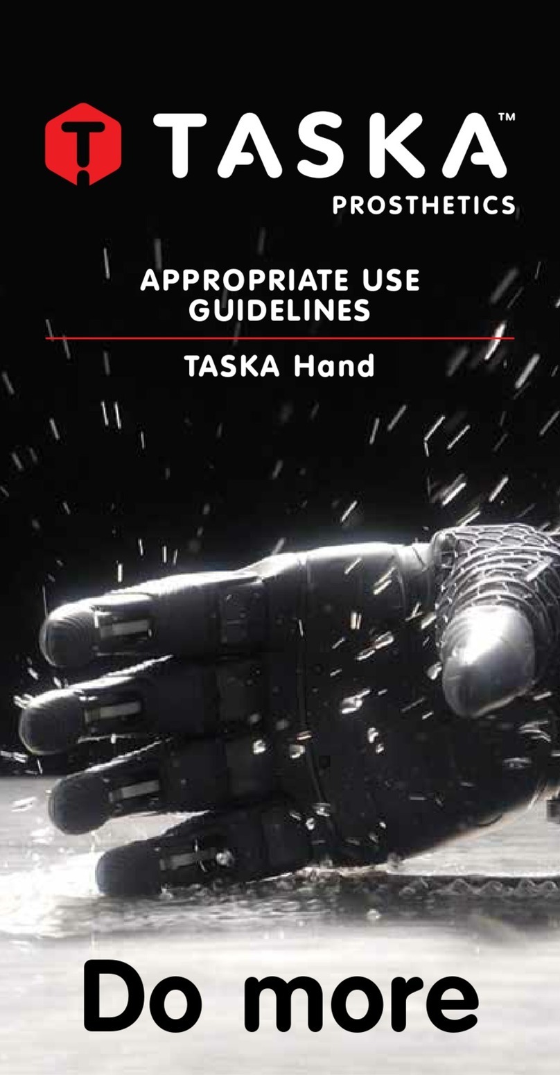 TASKA Prosthetics TASKA-XXXXXX Appropriate Use Guidelines