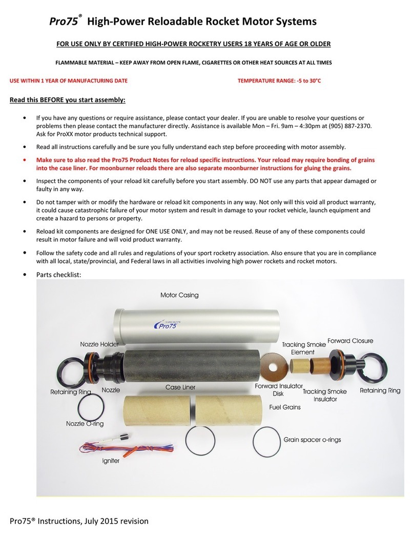 CESARONI Pro75 manual