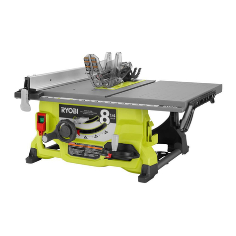 Ryobi RTS08T User manual