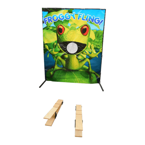 airquee Froggy Fling Game Additional operating instructions